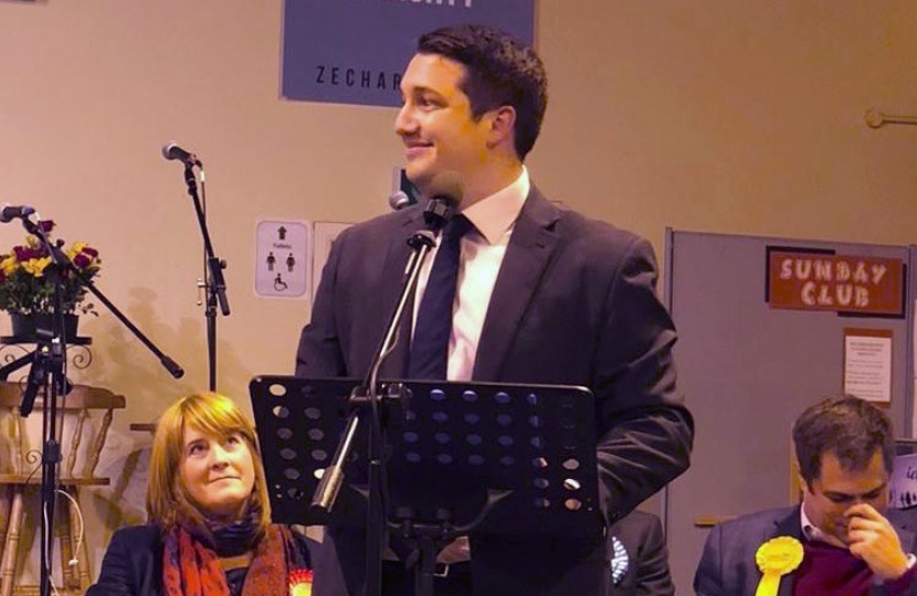 Mario Creatura at a General Election hustings