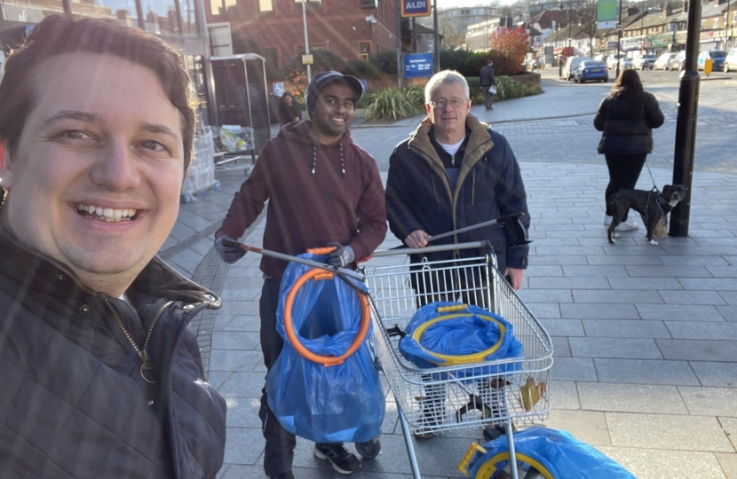 Litter in Coulsdon