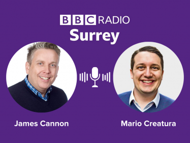 BBC Radio Surrey Mario Creatura trains Redhill Reigate Tadworth Chipstead Kingswood Banstead